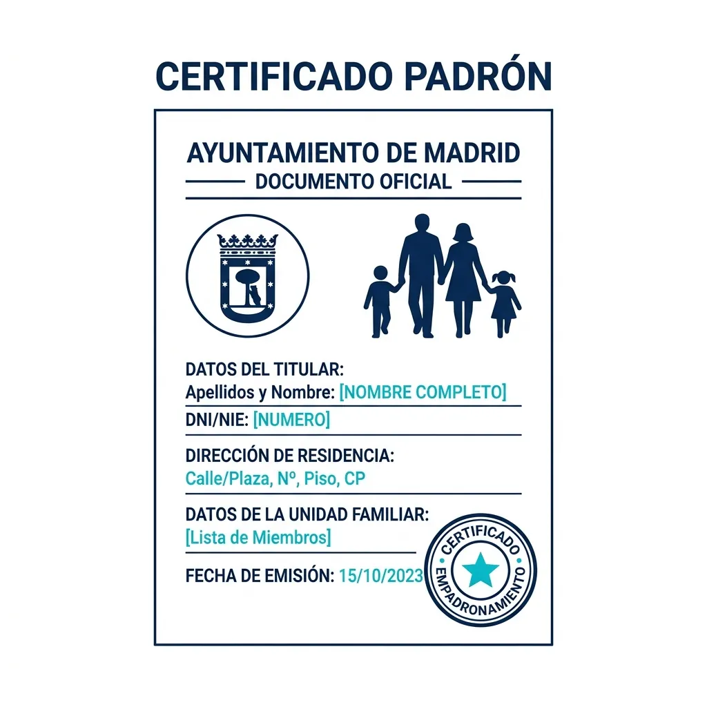 Certificado de Empadronamiento
